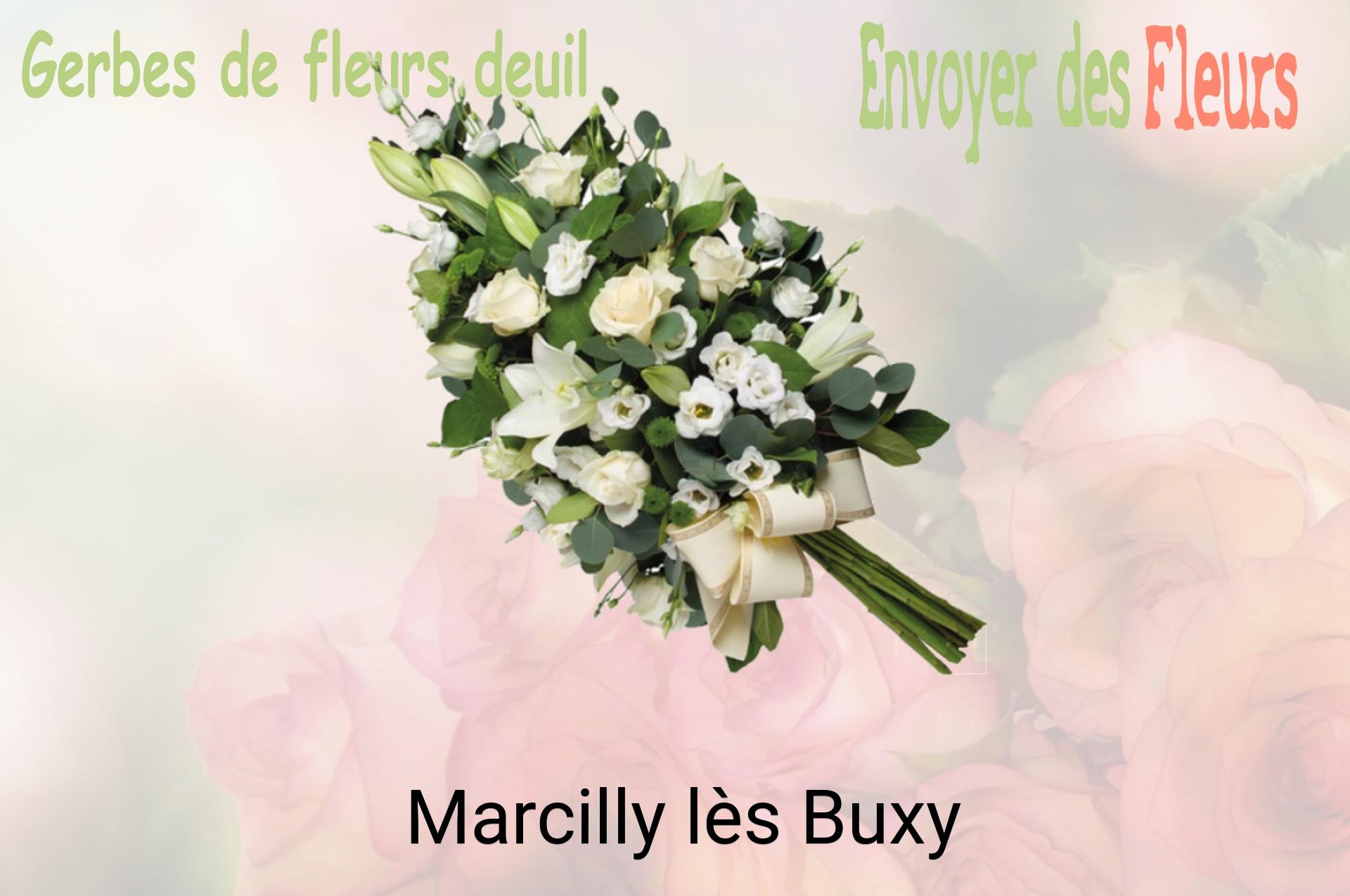 Gerbe de fleurs de deuil livrée à Marcilly-lès-Buxy